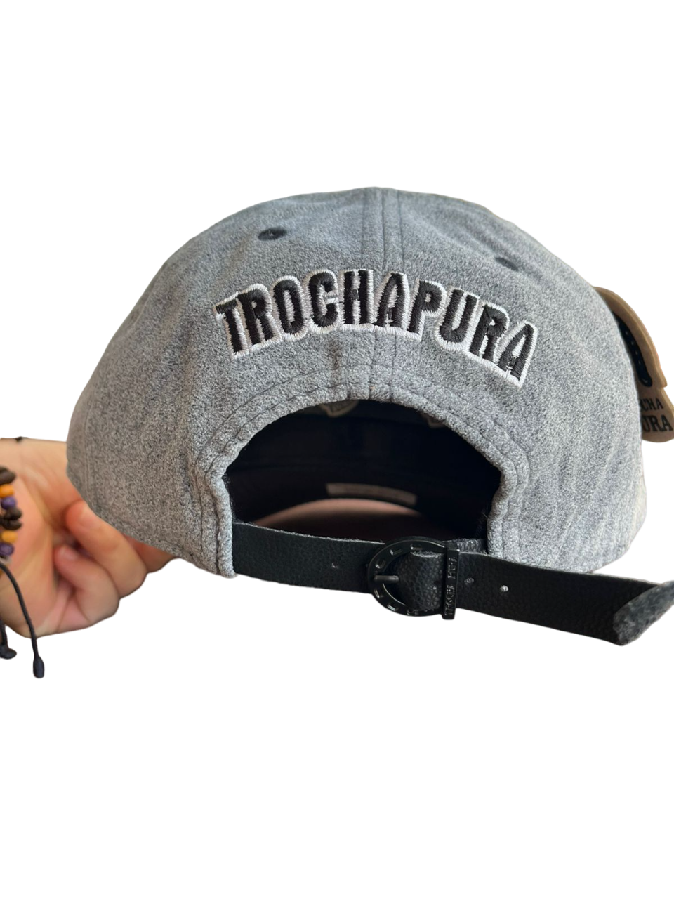 TROCHA PURA BORDADA COLOR GRIS